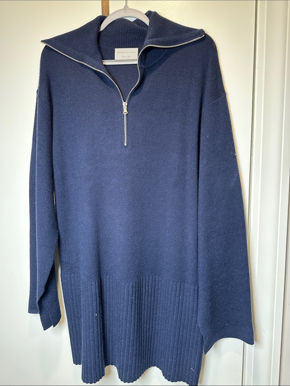 Modern Citizen Navy Half-Zip Tunic (20)